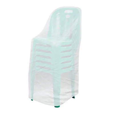 Outdoor Stacked Chair Cover 60cm X 60cm X 110cm White