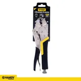 Locking Pliers Adjustable Carbon Steel Black & Yellow Comfort Grip Handle 250mm – image 4