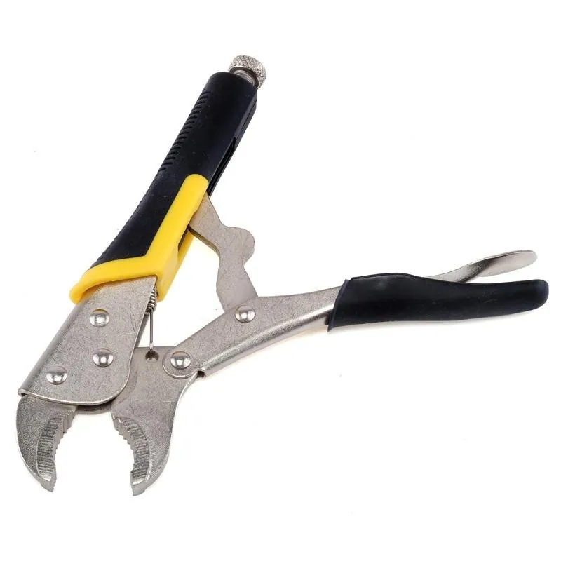 Locking Pliers Adjustable Carbon Steel Black & Yellow Comfort Grip Handle 250mm – image 2