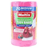 Multix Colour Scents Tidy Bags Medium Berry 70pk 27l – image 1