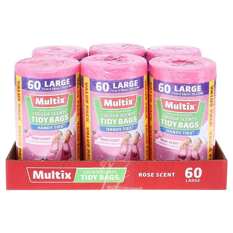 Multix Kitchen Tidy Bag Rose 34Ltr 60pk – image 4