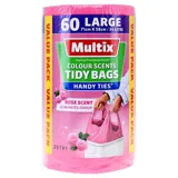 Multix Kitchen Tidy Bag Rose 34Ltr 60pk – image 1