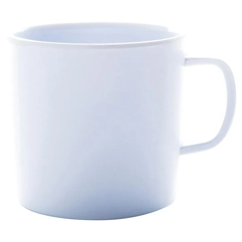 Melamine Mug with Handle 360ml Ø8cm X 8cm - White – image 2