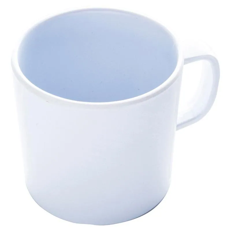 Melamine Mug with Handle 360ml Ø8cm X 8cm - White – image 3