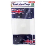 Australian Flags 10pk 16cm X 8cm Pole 0.5cm X 30cm – image 1