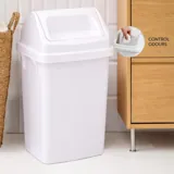 Swing Top Bin 20l Capacity - White – image 2