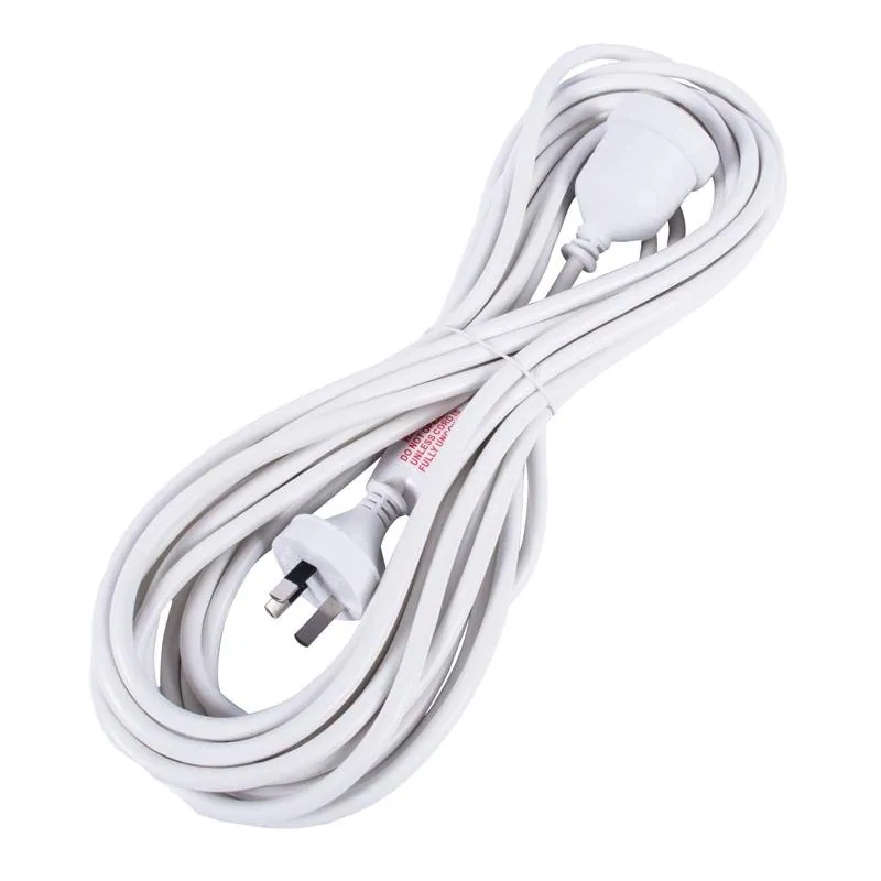 Extension Lead 5 Metre White 240V 10A Max Load 2400W – image 2