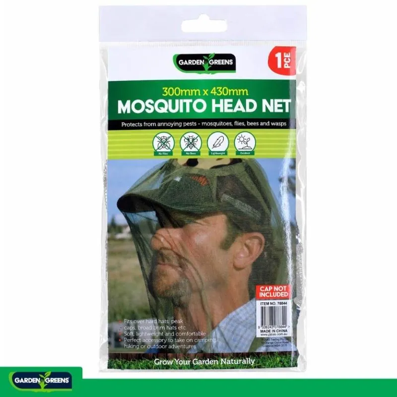 Insect Head Net 50cm X 43cm X 30cm Dia Black Mesh – image 4