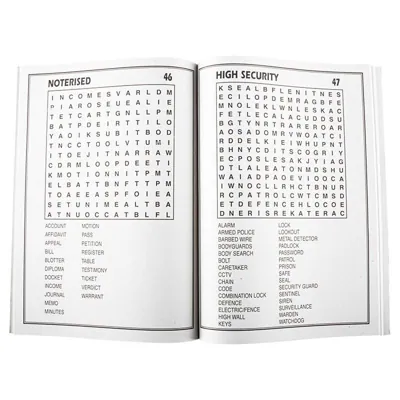 Book Wordsearch A4 96pg