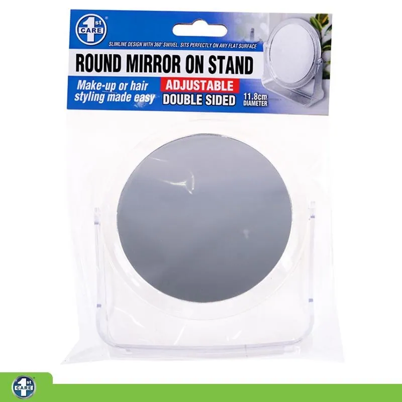 Mirror on Stand Round Double Sided - 11.8cmØ – image 4