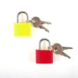 Padlock Colour Includes 3 Keys Per Lock 20mm 2pk – image 2