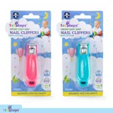 Baby Nail Clippers 7.5cm Pink & Blue – image 4