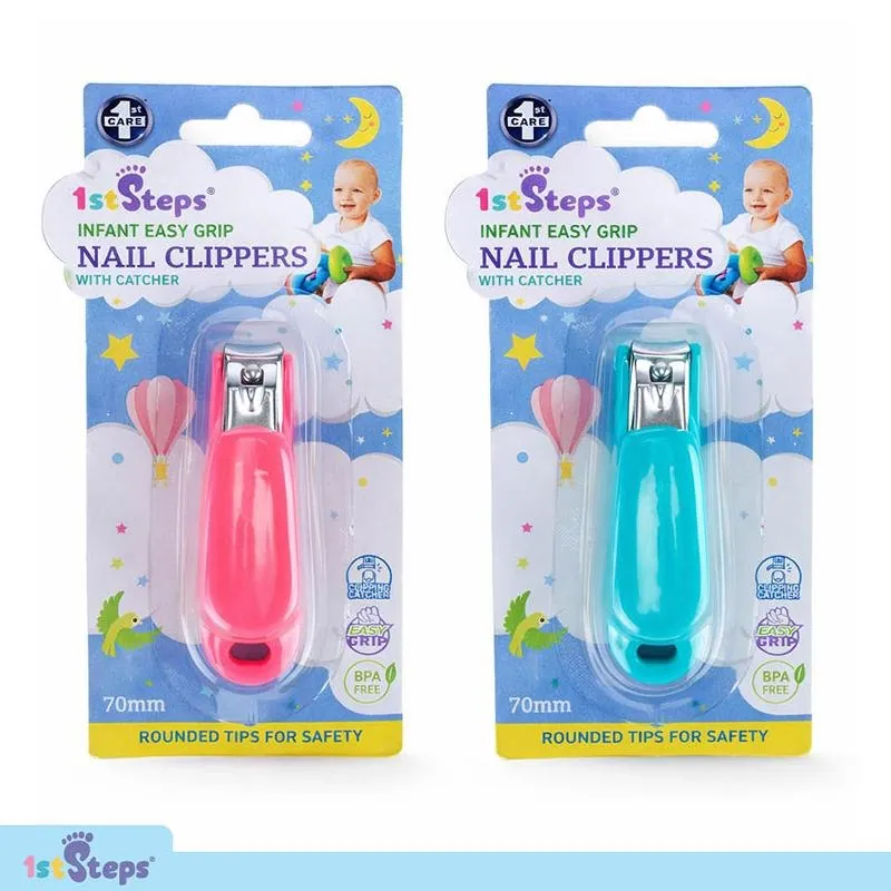 Baby Nail Clippers 7.5cm Pink & Blue – image 4