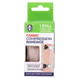 Compression Elastic Bandage Roll Includes 2 Clips 7.5cm X 1m Unstretched - Streches Up To 3m* - Fabric – image 1