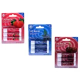 Lip Balm 4.5g 3pk - Assorted: Strawberry, Cherry, Blueberry – image 1