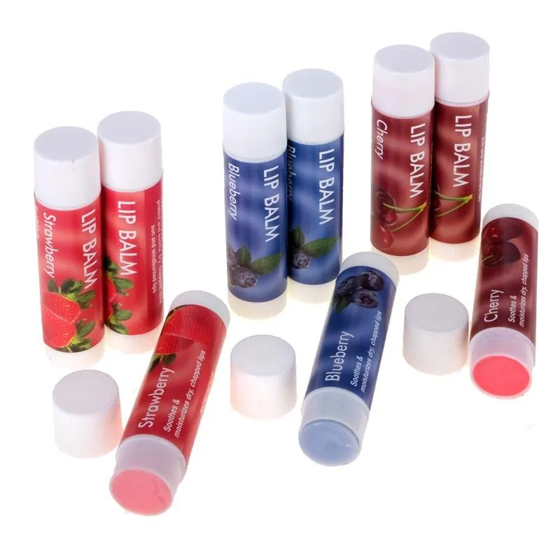 Lip Balm 4.5g 3pk - Assorted: Strawberry, Cherry, Blueberry – image 2