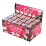 Gift Tag Adhesive Christmas 80pk 3.3cm X 5.7cm 5 Assorted Designs – image 3