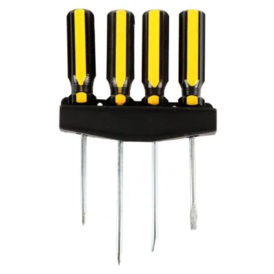 Screwdriver Set with Holder 4pc
