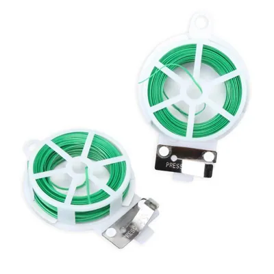 Plant Twist Tie with Cutter 20m Each 2pk Green
