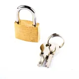 Padlock Solid Brass 18mm Includes 2 Keys Per Lock 2pk – image 2