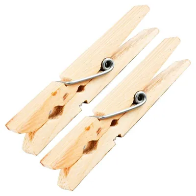 Pegs 50pk - Pine Wood