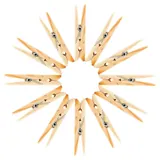 Pegs 50pk - Pine Wood – image 2