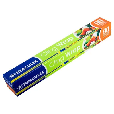 Hercules Cling Wrap 90m X 33cm with Ezy Slide Cutter