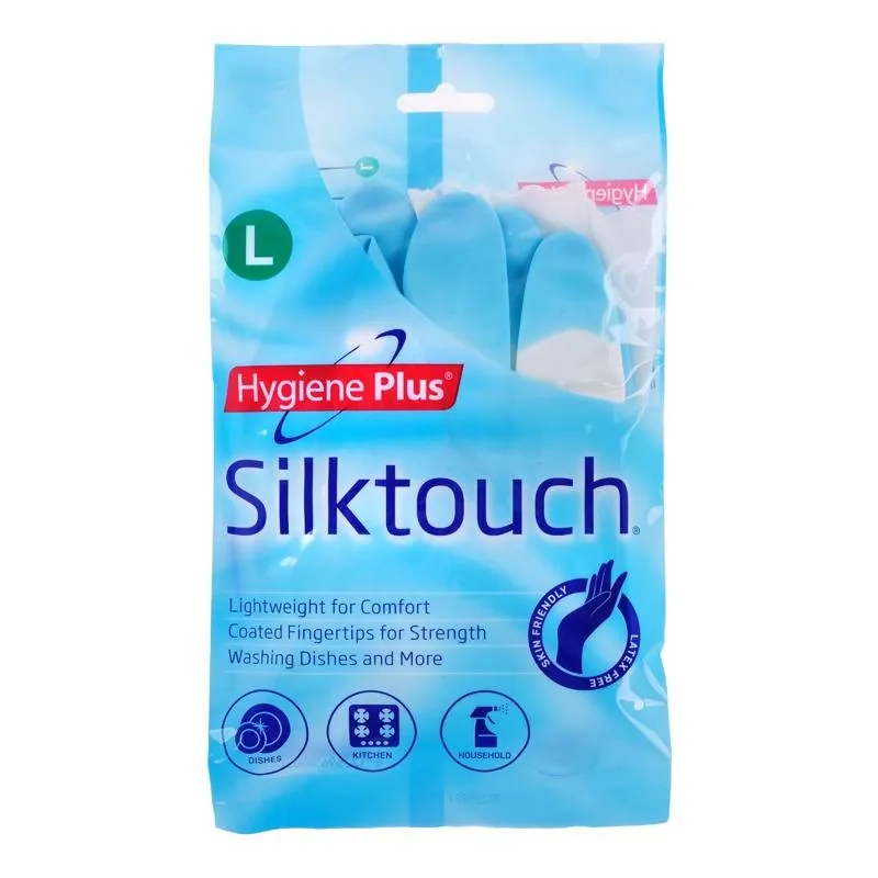 Hygiene Plus Gloves Silk Touch Vinyl - Large – image 4