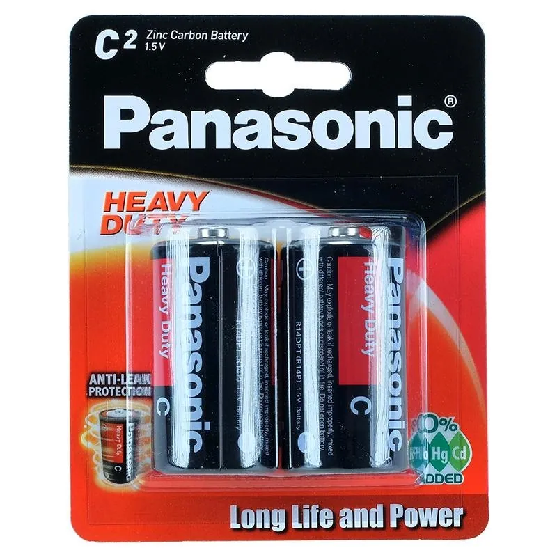 Battery Panasonic Heavy Duty Battery (c) 2pk – image 4