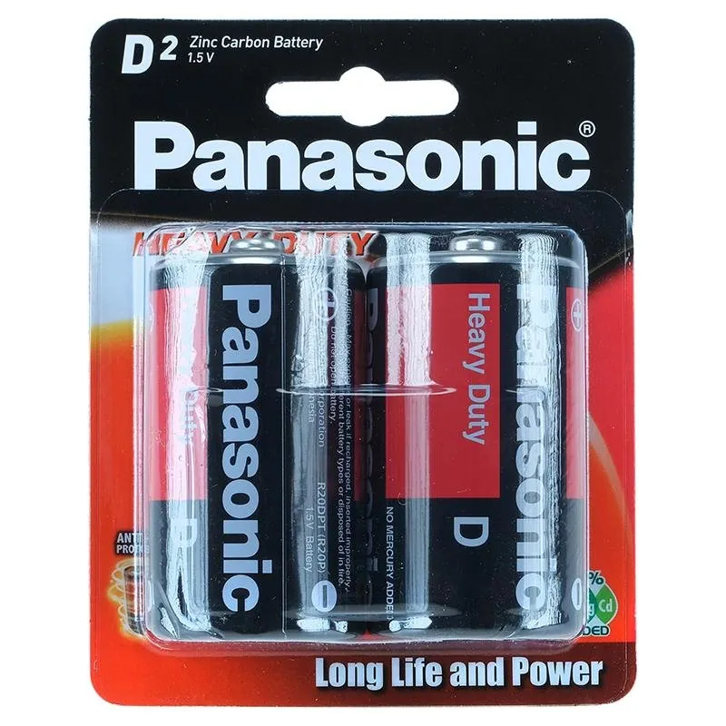 Battery Panasonic Heavy Duty Battery (d) 2pk – image 4