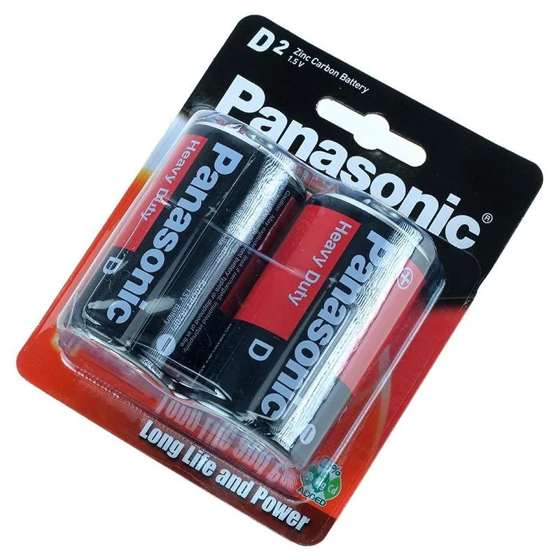 Battery Panasonic Heavy Duty Battery (d) 2pk – image 3