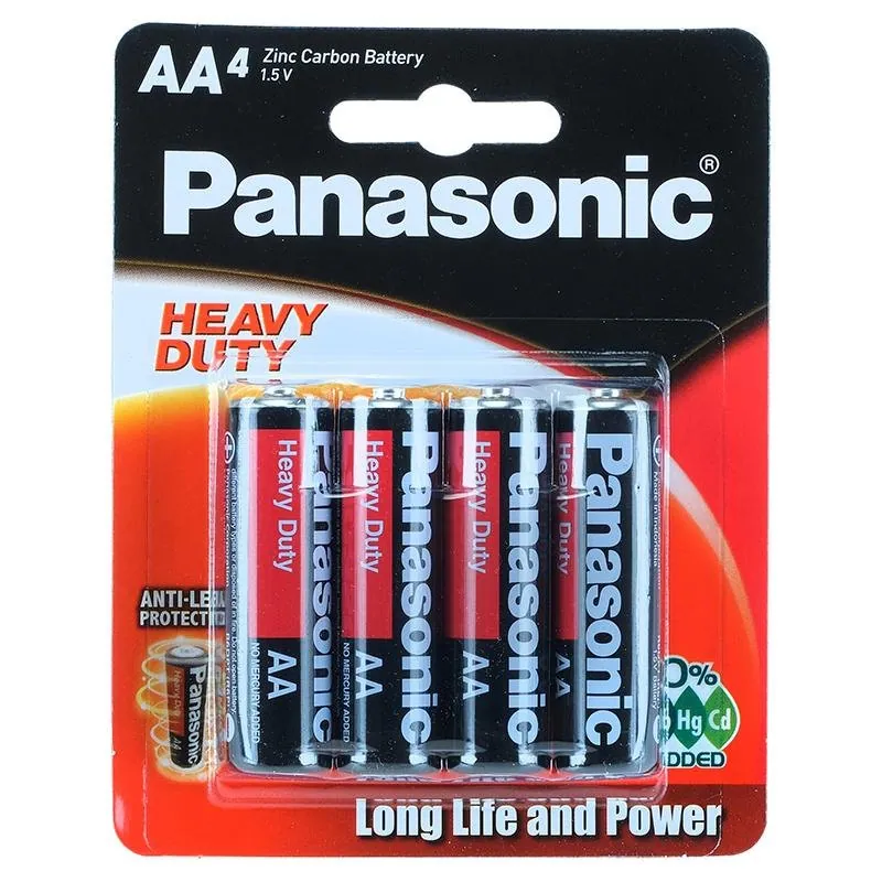 Battery Panasonic Heavy Duty Battery (aa) 4pk – image 4