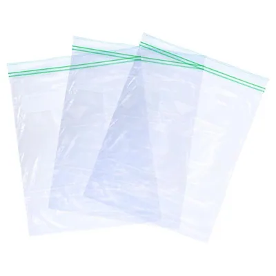 Hercules Storage Bags Resealable Twin Zip Large 40pk 27cm X 33cm