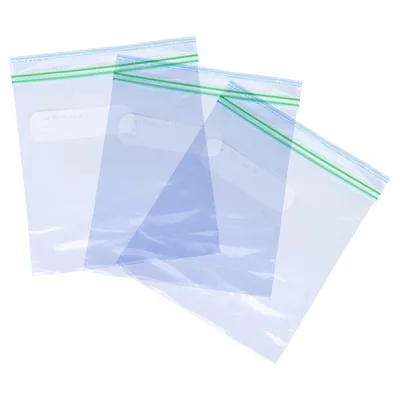 Hercules Bags Strorage Medium Resealable Twin Zip 22cm X 25cm 50pk