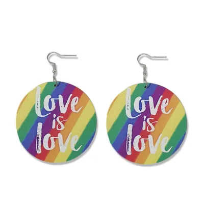 Rainbow Earrings 6cm