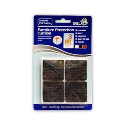 Furniture Protection Mats Sqr 8pc Rubber