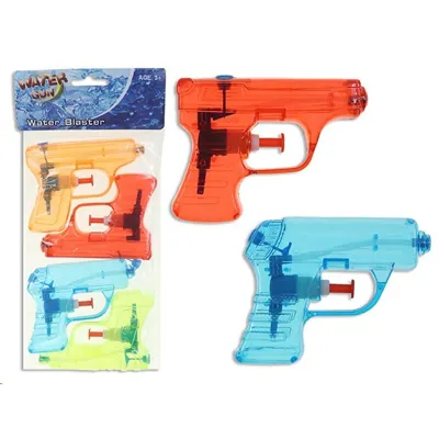 Water Gun 4pk Transparent 12.7cm