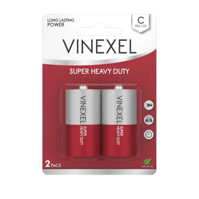 Vinexcel Super Heavy Duty Battery C 2pc