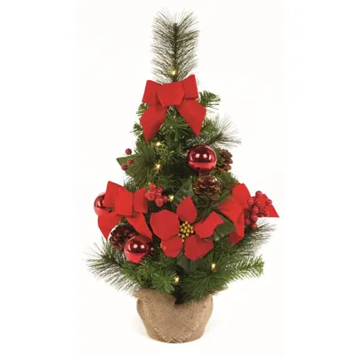 Christmas Tree Mini 60cm 60TIPS with Decor & 20 LED