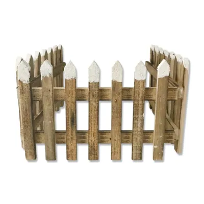 Christmas Wooden Fence 90x20cm