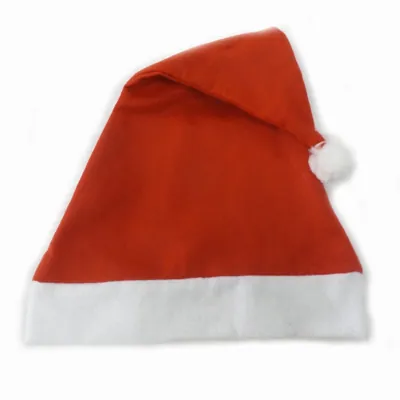 Christmas Santa Hat 30x47cm Felt with Hook&swing Tag