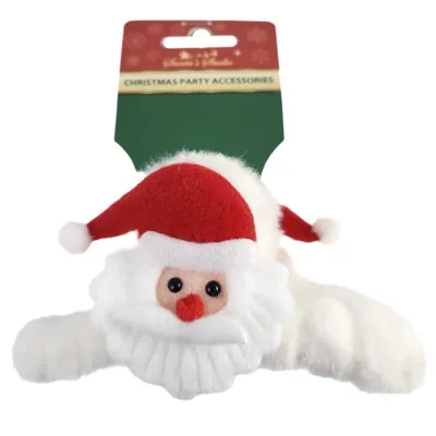 Christmas Hair Claw Plush Santa Hat