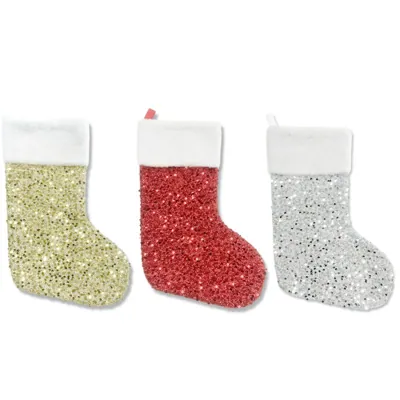 Christmas Stocking Sequin 20"/50cm