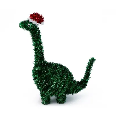 Christmas Tinsel 3D Dinosaur 24.3x8.7x35cm
