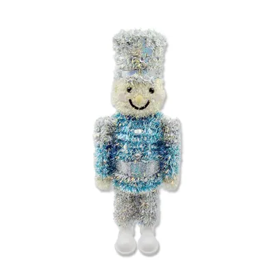 Christmas Tinsel 3D Nutcracker 8.8x15.2x37cm
