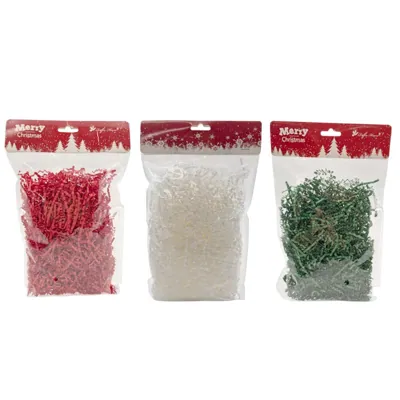 Christmas Shreds Crinkled Paper 30g