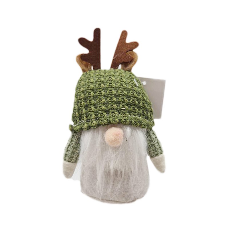 Plush Christmas Green Gnome 5x9x15cm — photo 1 of 1