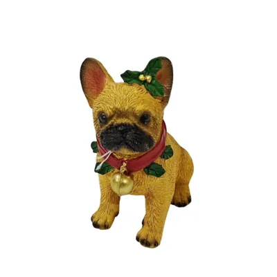 Poly Christmas Dog 9x6*12.5cm